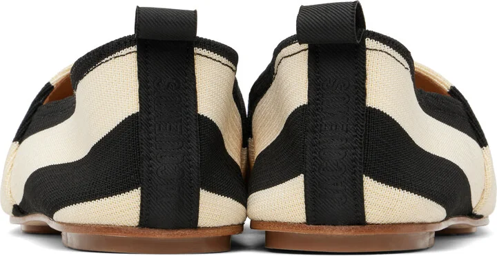 JACQUEMUS Beige & Black La Croisière 'The Carré' Espadrilles - Image 2