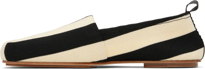 JACQUEMUS Beige & Black La Croisière 'The Carré' Espadrilles - Image 3