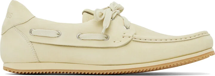 JACQUEMUS Beige La Croisière 'The Batto' Boat Shoes