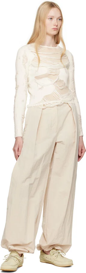 JACQUEMUS Beige La Croisière 'The Batto' Loafers - Image 5