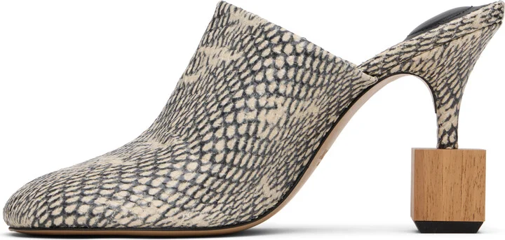 JACQUEMUS Beige 'The Bisou' Mules - Image 3