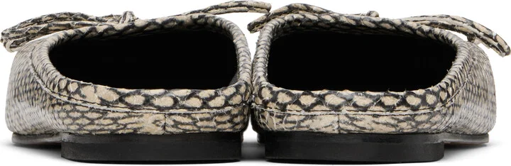 JACQUEMUS Beige 'The flat Ballet mules' Flats - Image 2
