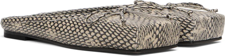 JACQUEMUS Beige 'The flat Ballet mules' Flats - Image 4