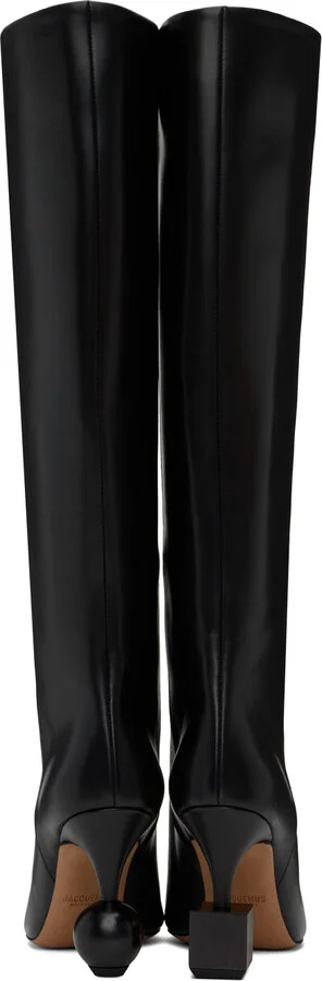 JACQUEMUS Black La Casa 'Les bottes Bisou' Tall Boots - Image 2