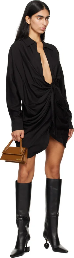 JACQUEMUS Black La Casa 'Les bottes Bisou' Tall Boots - Image 5