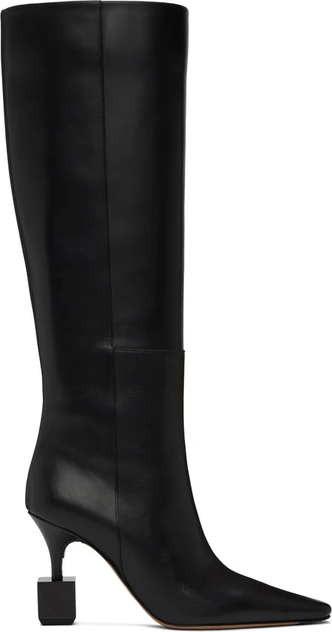 JACQUEMUS Black La Casa 'Les bottes Bisou' Tall Boots