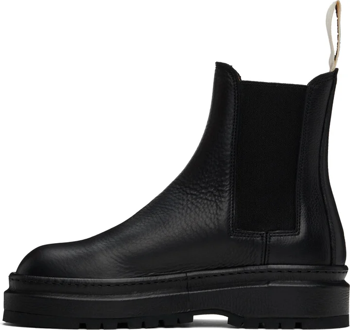 JACQUEMUS Black La Casa 'Les bottines Pavane' Chelsea Boots - Image 3