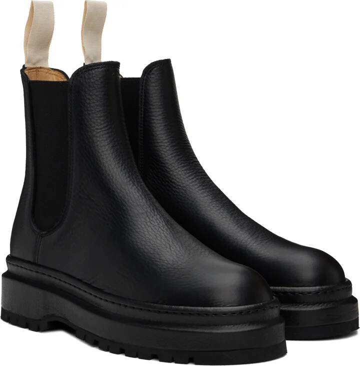 JACQUEMUS Black La Casa 'Les bottines Pavane' Chelsea Boots - Image 4