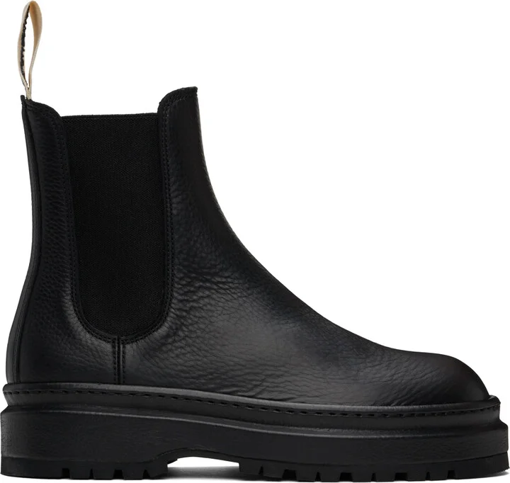 JACQUEMUS Black La Casa 'Les bottines Pavane' Chelsea Boots
