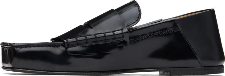 JACQUEMUS Black La Casa 'Les Loafers Carré' Loafers - Image 3