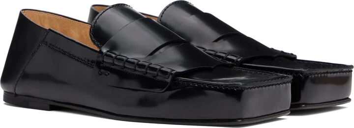 JACQUEMUS Black La Casa 'Les Loafers Carré' Loafers - Image 4