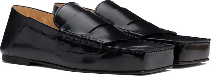 JACQUEMUS Black La Casa 'Les Loafers Carré' Loafers - Image 4
