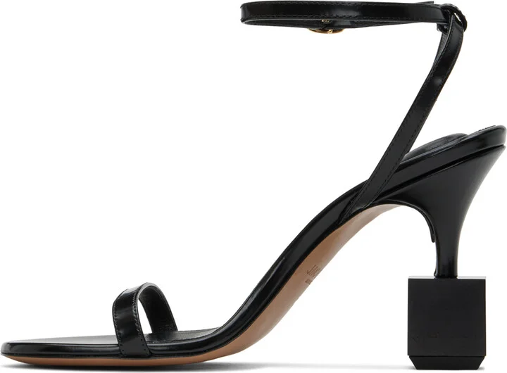 JACQUEMUS Black La Casa 'Les sandales Bisou' Heeled Sandals - Image 3
