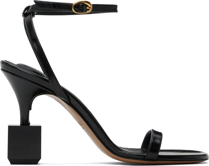 JACQUEMUS Black La Casa 'Les sandales Bisou' Heeled Sandals