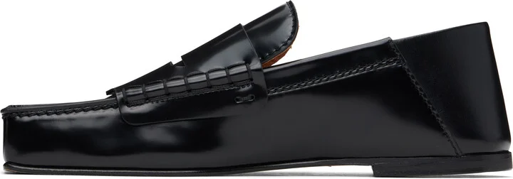 JACQUEMUS Black La Casa 'The Carré' Loafers - Image 3