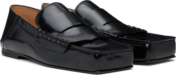 JACQUEMUS Black La Casa 'The Carré' Loafers - Image 4