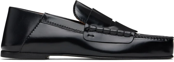 JACQUEMUS Black La Casa 'The Carré' Loafers