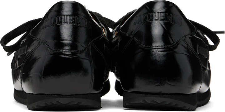 JACQUEMUS Black La Croisière 'The Batto' Loafers - Image 2