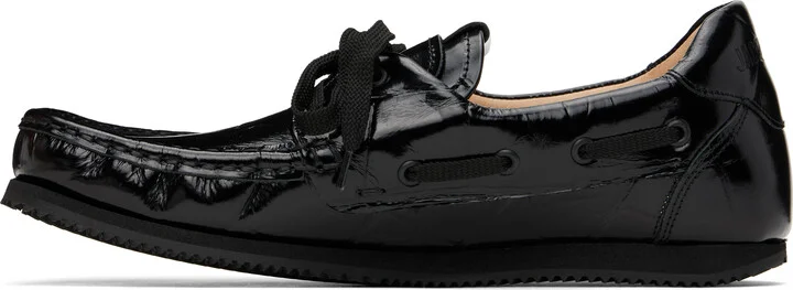 JACQUEMUS Black La Croisière 'The Batto' Loafers - Image 3