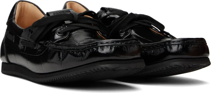 JACQUEMUS Black La Croisière 'The Batto' Loafers - Image 4