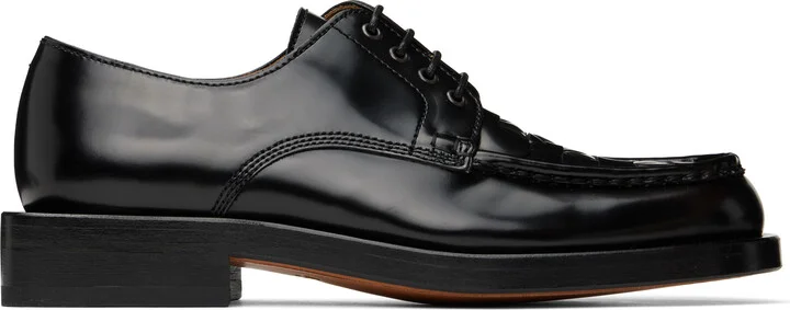 JACQUEMUS Black La Croisière 'The Derbies' Derbys