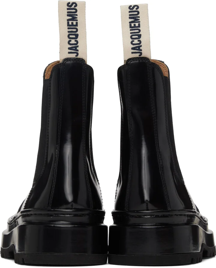 JACQUEMUS Black Le Chouchou 'Les Chelsea Pavane' Boots - Image 2