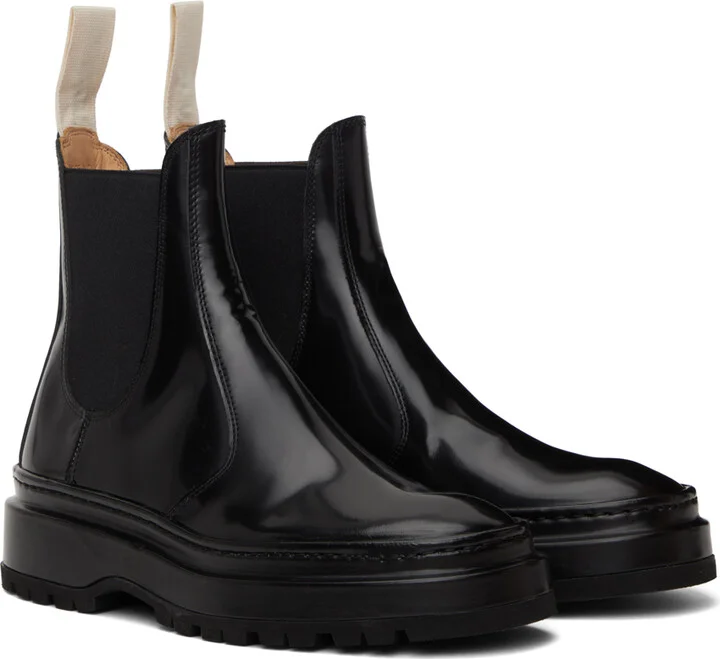 JACQUEMUS Black Le Chouchou 'Les Chelsea Pavane' Boots - Image 4