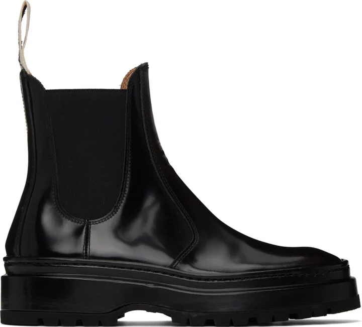 JACQUEMUS Black Le Chouchou 'Les Chelsea Pavane' Boots