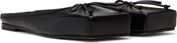 JACQUEMUS Black Le Chouchou 'Les mules plates Ballet' Ballerina Flats - Image 4