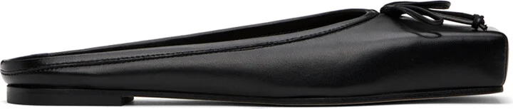 JACQUEMUS Black Le Chouchou 'Les mules plates Ballet' Ballerina Flats