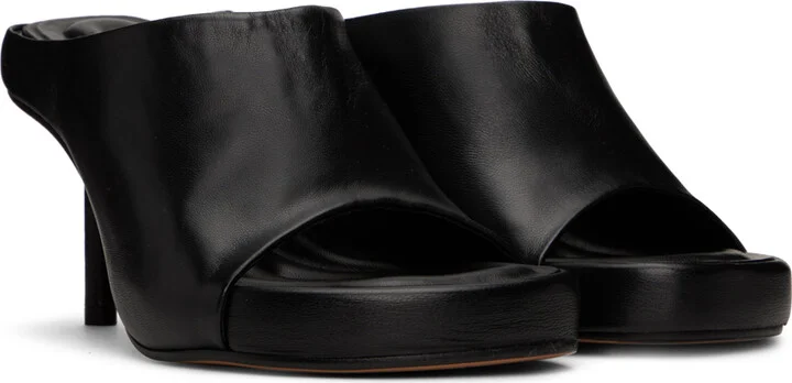 JACQUEMUS Black Le Papier Nuvola Mules - Image 4