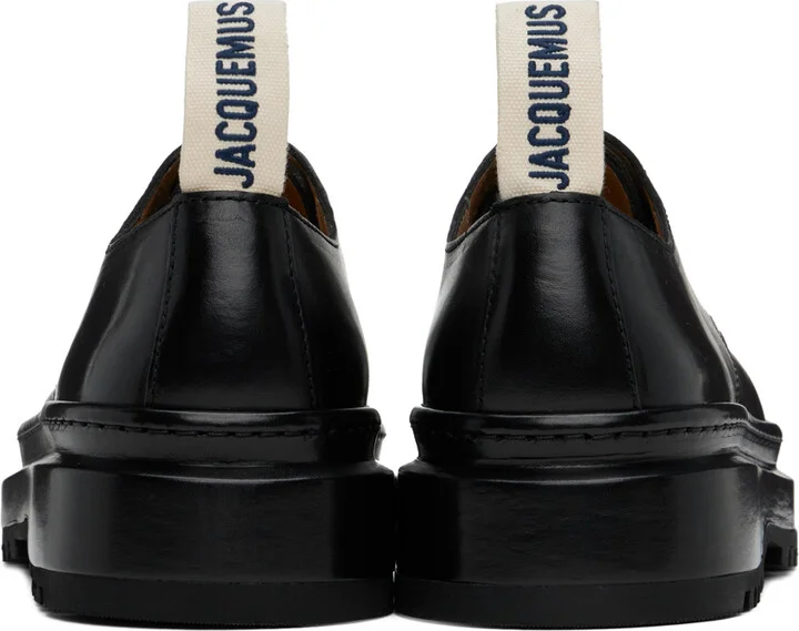 JACQUEMUS Black Les Classiques 'Les derbies Pavane' Derbys - Image 2