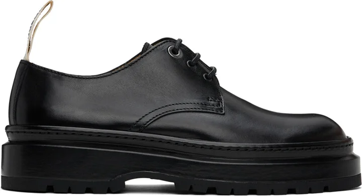 JACQUEMUS Black Les Classiques 'Les derbies Pavane' Derbys