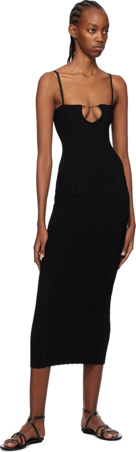 JACQUEMUS Black Les Classiques 'Les sandales Pralu plates' Sandals - Image 5