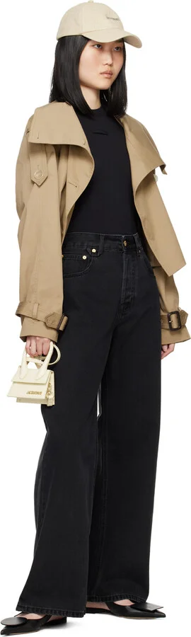 JACQUEMUS Black Les Classiques 'Les slingbacks Duelo plates' Ballerina Flats - Image 5