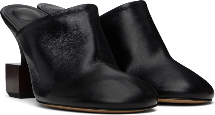 JACQUEMUS Black 'The Bisou' Mules - Image 4