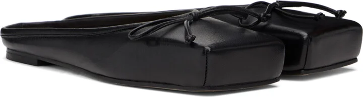 JACQUEMUS Black 'The flat Ballet' Mules - Image 4