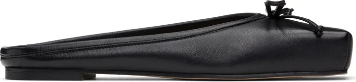 JACQUEMUS Black 'The flat Ballet' Mules