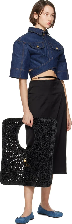 JACQUEMUS Blue La Casa 'Les ballerines Ballet' Ballerina Flats - Image 5