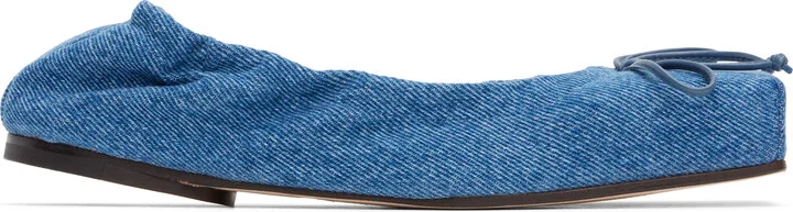 JACQUEMUS Blue La Casa 'Les ballerines Ballet' Ballerina Flats