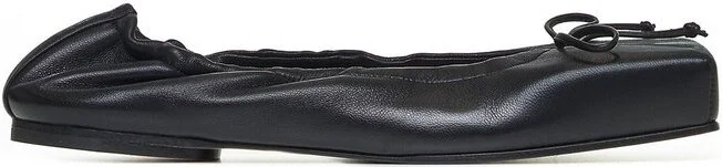Jacquemus Bow Detailed Square-Toe Flats