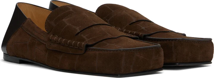 JACQUEMUS Brown La Croisière 'The Carré' Loafers - Image 4