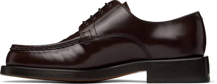 JACQUEMUS Brown La Croisière 'The Derbies' Derbys - Image 3