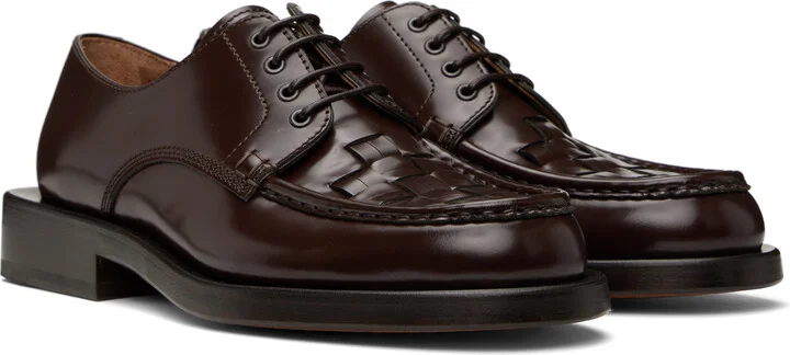 JACQUEMUS Brown La Croisière 'The Derbies' Derbys - Image 4