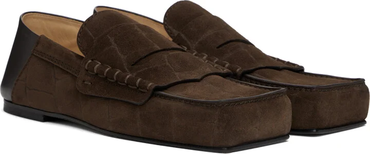 JACQUEMUS Brown 'The Carré' Loafers - Image 4