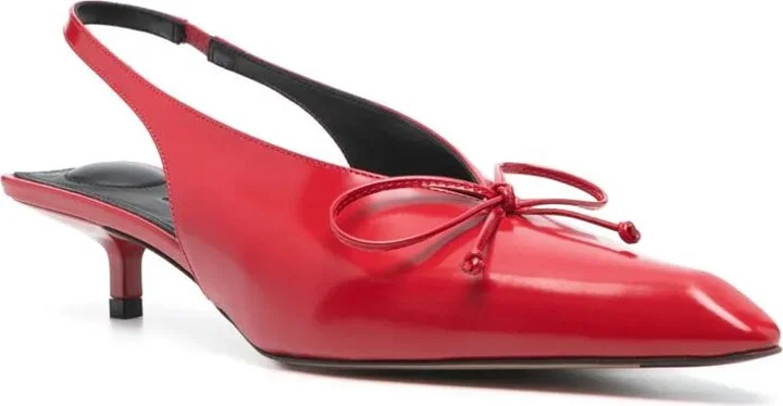 Jacquemus Cubisto Pumps With 35Mm Back Strap - Image 2