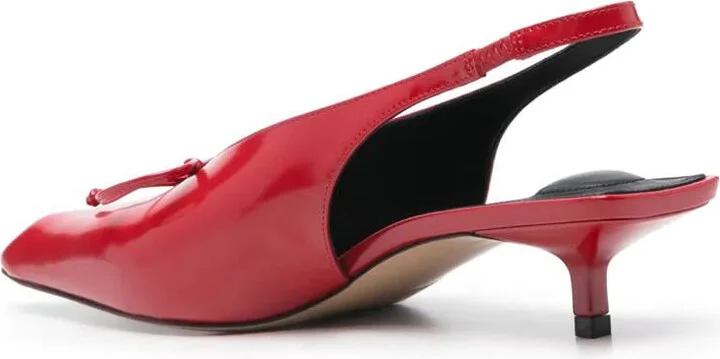 Jacquemus Cubisto Pumps With 35Mm Back Strap - Image 3