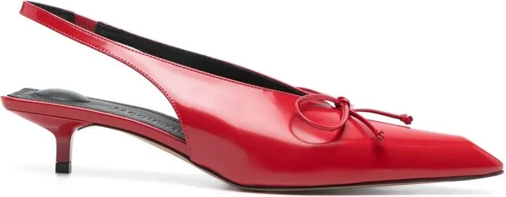 Jacquemus Cubisto Pumps With 35Mm Back Strap