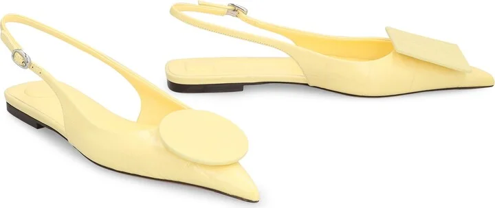 Jacquemus Duelo Leather Slingback Pumps - Image 3