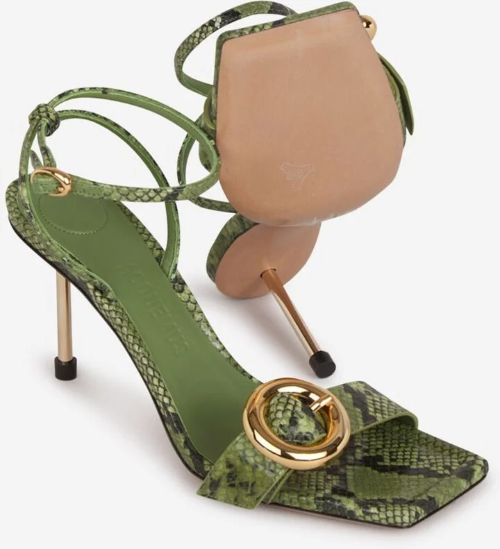 Jacquemus Heeled Sandals The Gift Sandals - Image 4